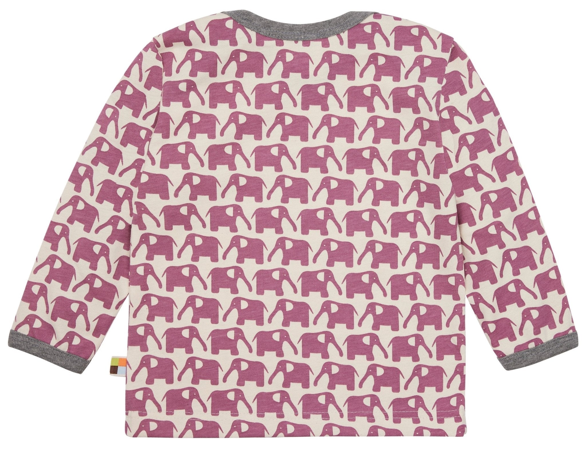 Shirt Langarm mit Druck Elefanten - loud + proud - 2085 - grp - 62/68
