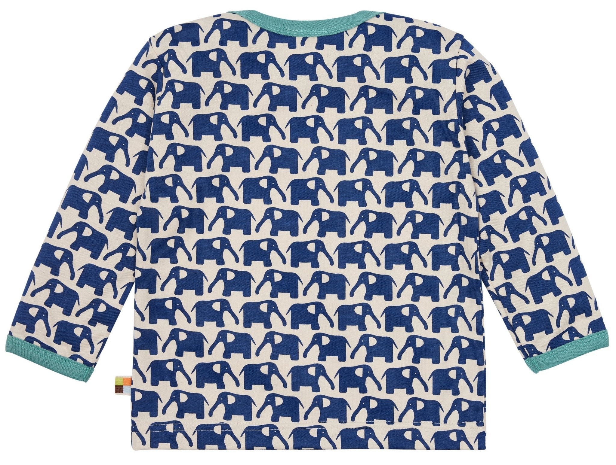 Shirt Langarm mit Druck Elefanten - loud + proud - 2085 - ul - 62/68