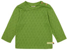 Shirt langarm mit Lochmuster - loud + proud - 1136 - grs - 62/68