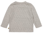 Shirt langarm mit Lochmuster - loud + proud - 1136 - sil - 62/68