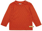 Shirt langarm mit Lochmuster - loud + proud - 1136 - ter - 62/68