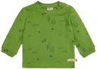Shirt langarm Strukturstrick mit Druck - loud + proud - 1135 - grs - 62/68