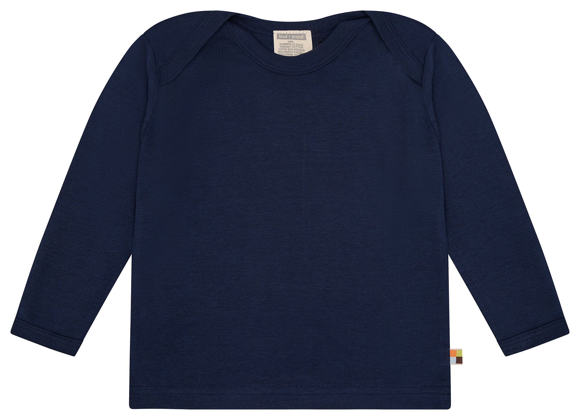 Shirt langarm uni - loud + proud - 1198 - ul - 62/68