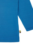 Shirt langarm Uni mit Rippe - loud + proud - 1163 - azu - 62/68