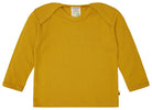 Shirt langarm Uni mit Rippe - loud + proud - 1163 - cur - 62/68