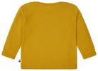 Shirt langarm Uni mit Rippe - loud + proud - 1163 - cur - 62/68