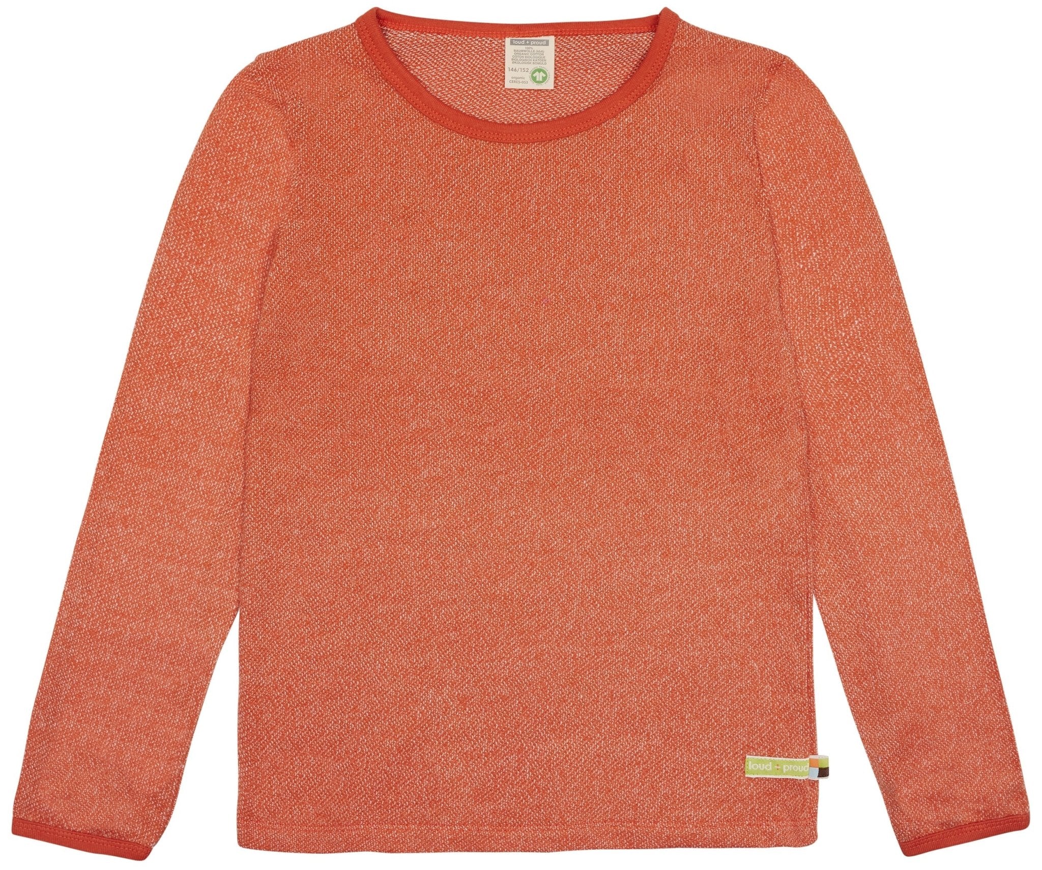  - Shirt Melange Strick - loud + proud - 1103-Cinnamon-62/68