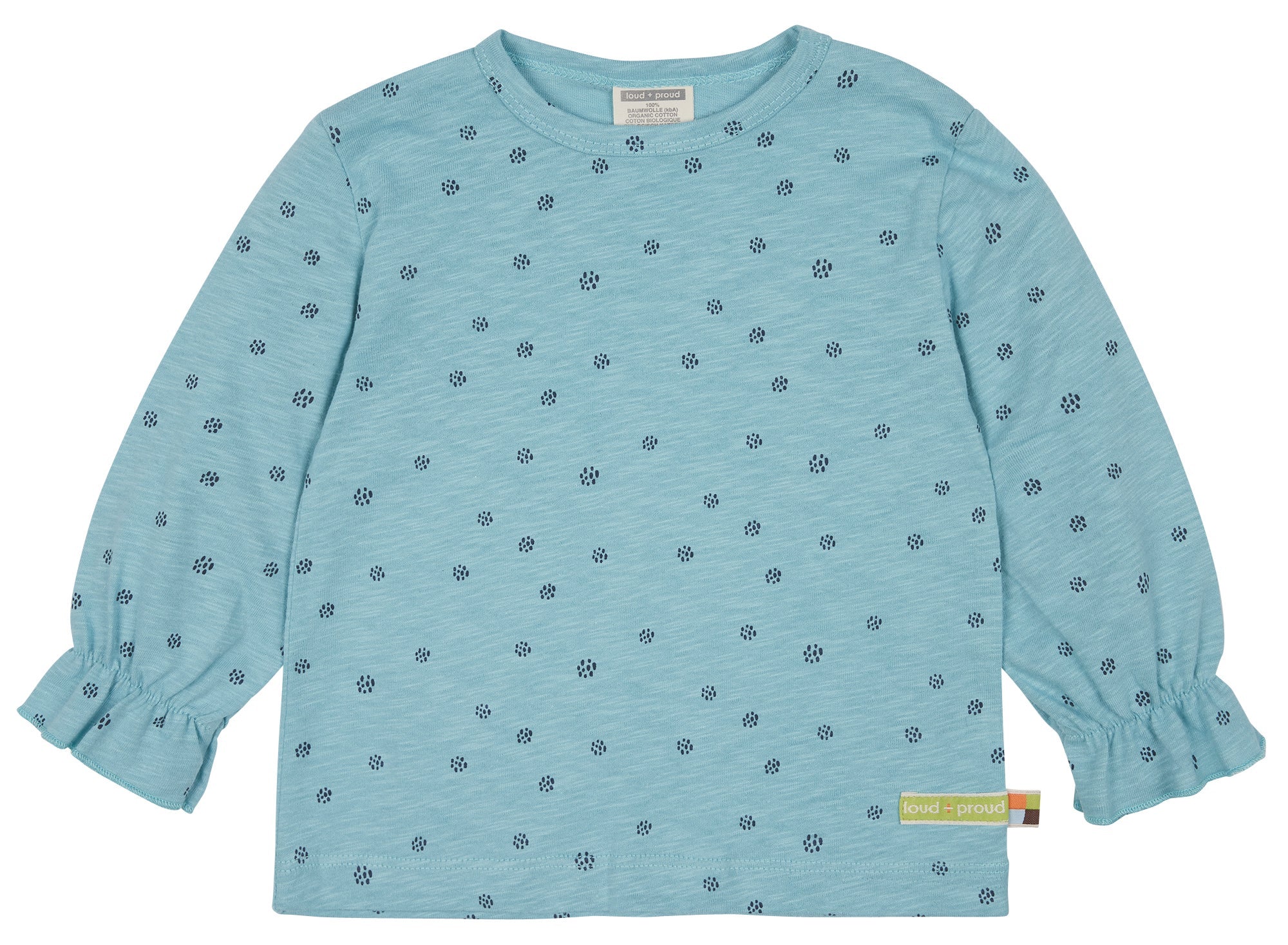  - Shirt Slub Jersey mit Druck - loud + proud - 1099-lag-62/68