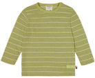 Shirt Streifen mit Leinen - loud + proud - 1115 - avo - 62/68