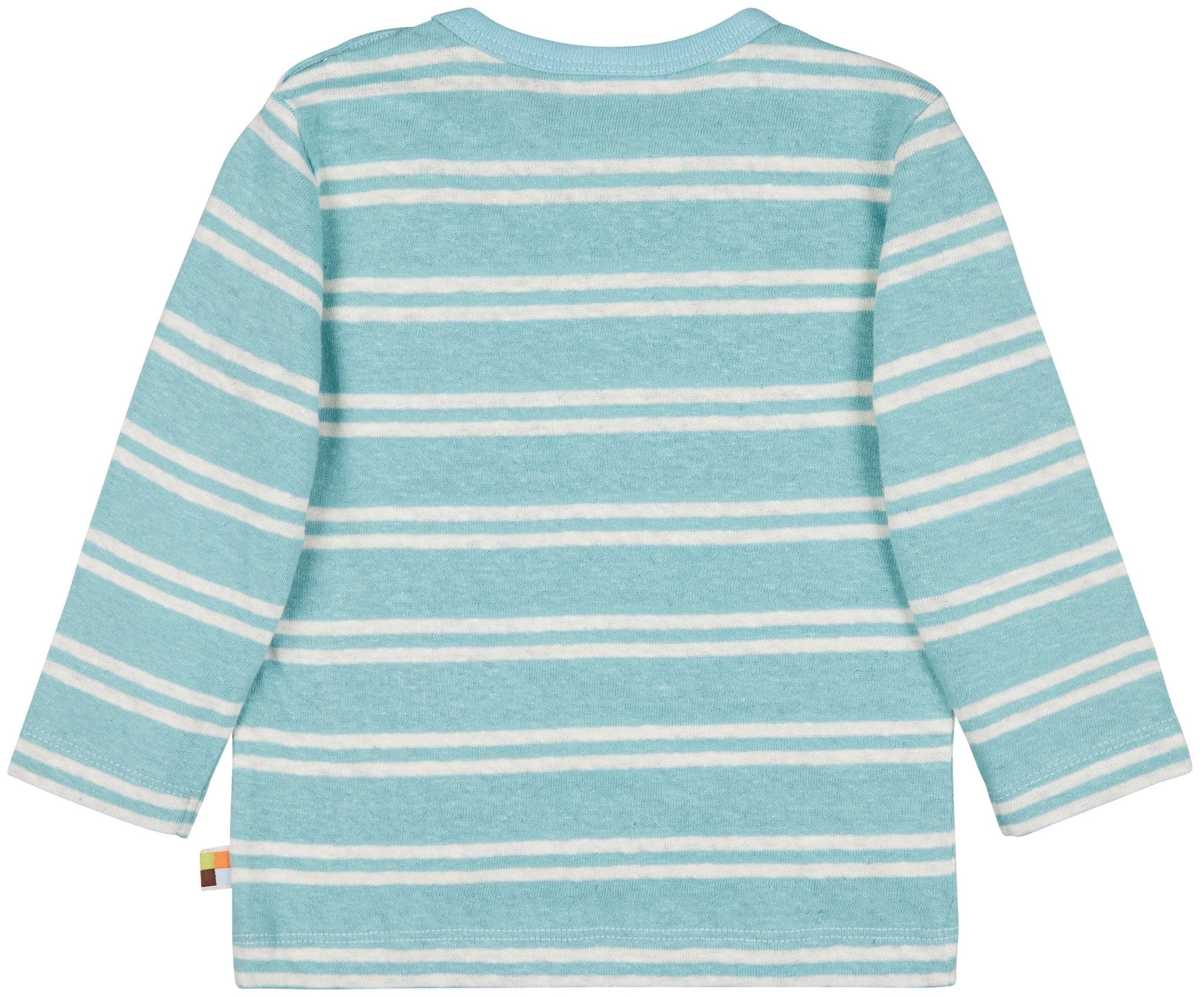  - Shirt Streifen mit Leinen - loud + proud - 1067-lag-62/68