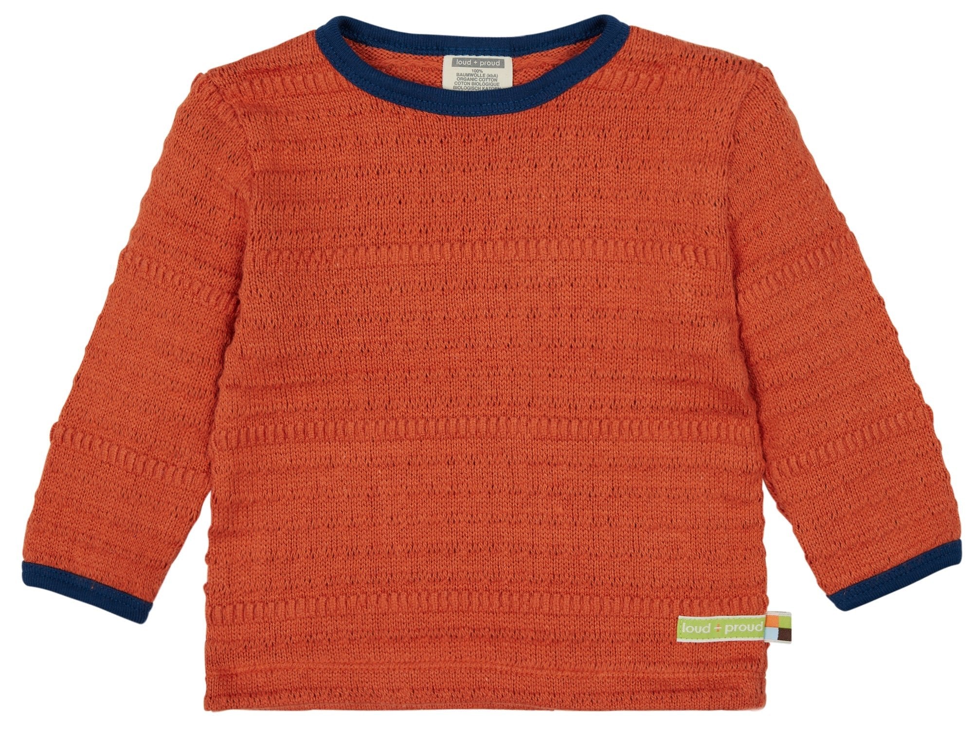  - Shirt Strick - loud + proud - 1107-Cinnamon-62/68