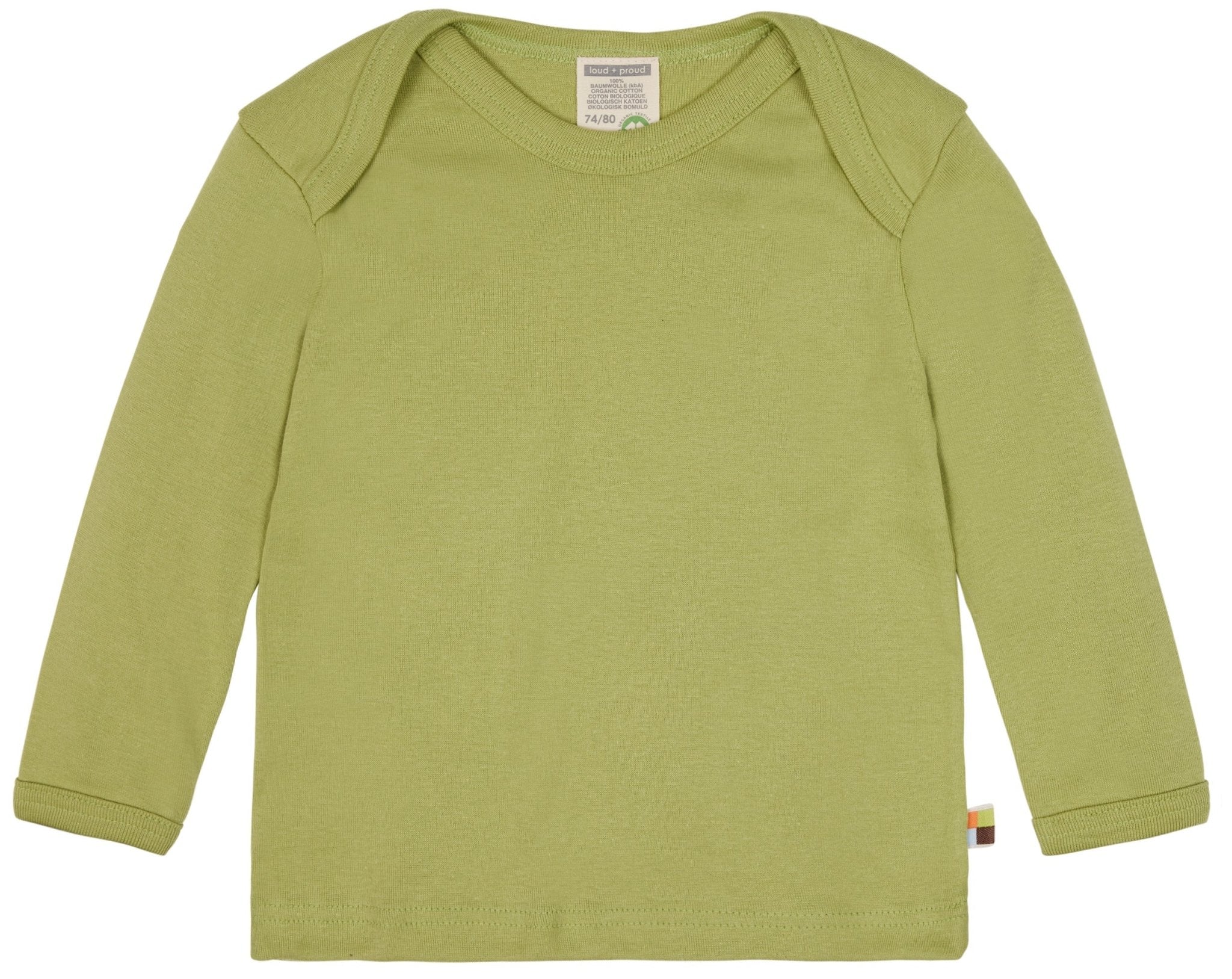 Shirt uni - loud + proud - 1117 - avo - 62/68