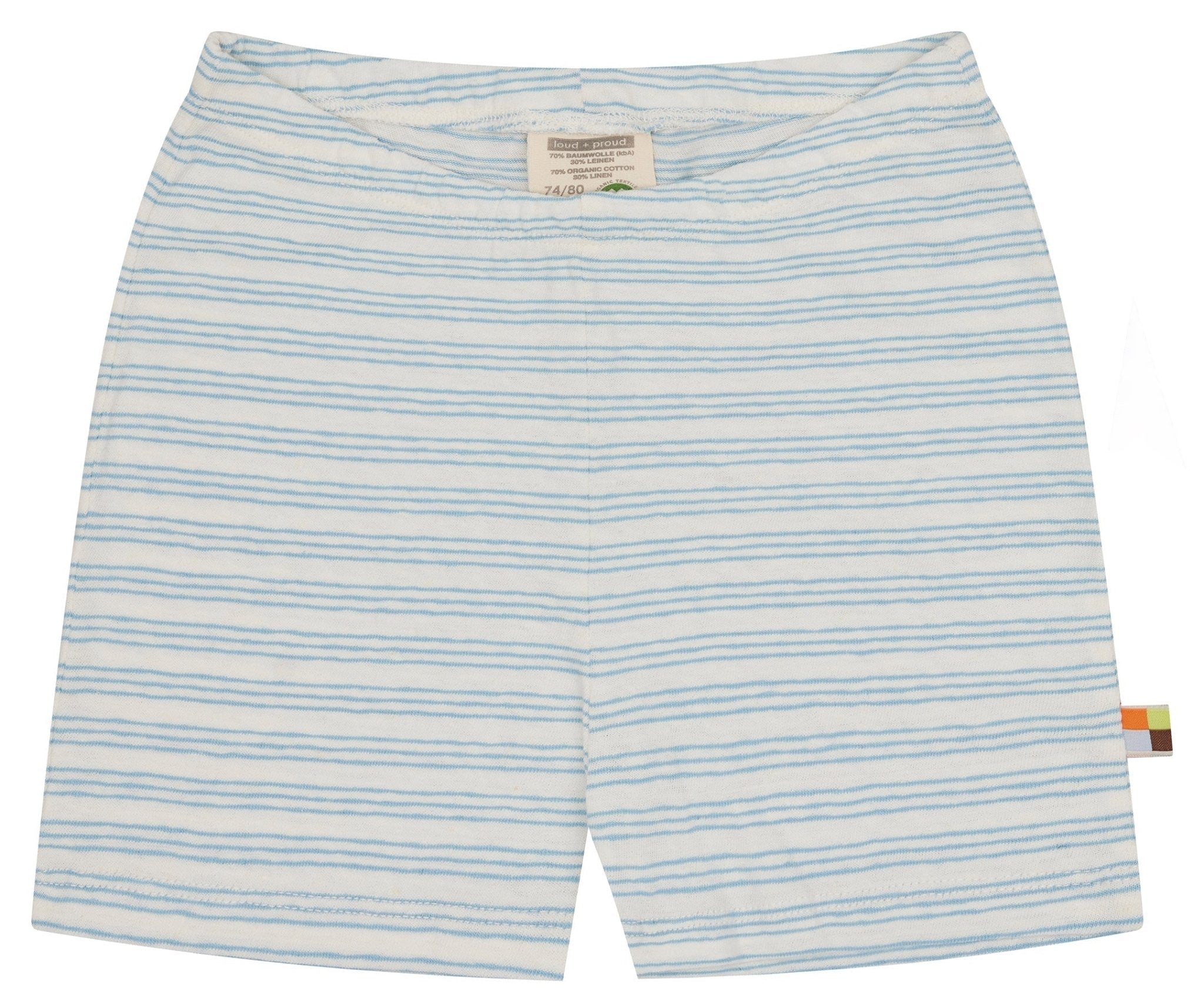 Short Ringel mit Leinen - loud + proud - 4232 - air - 62/68