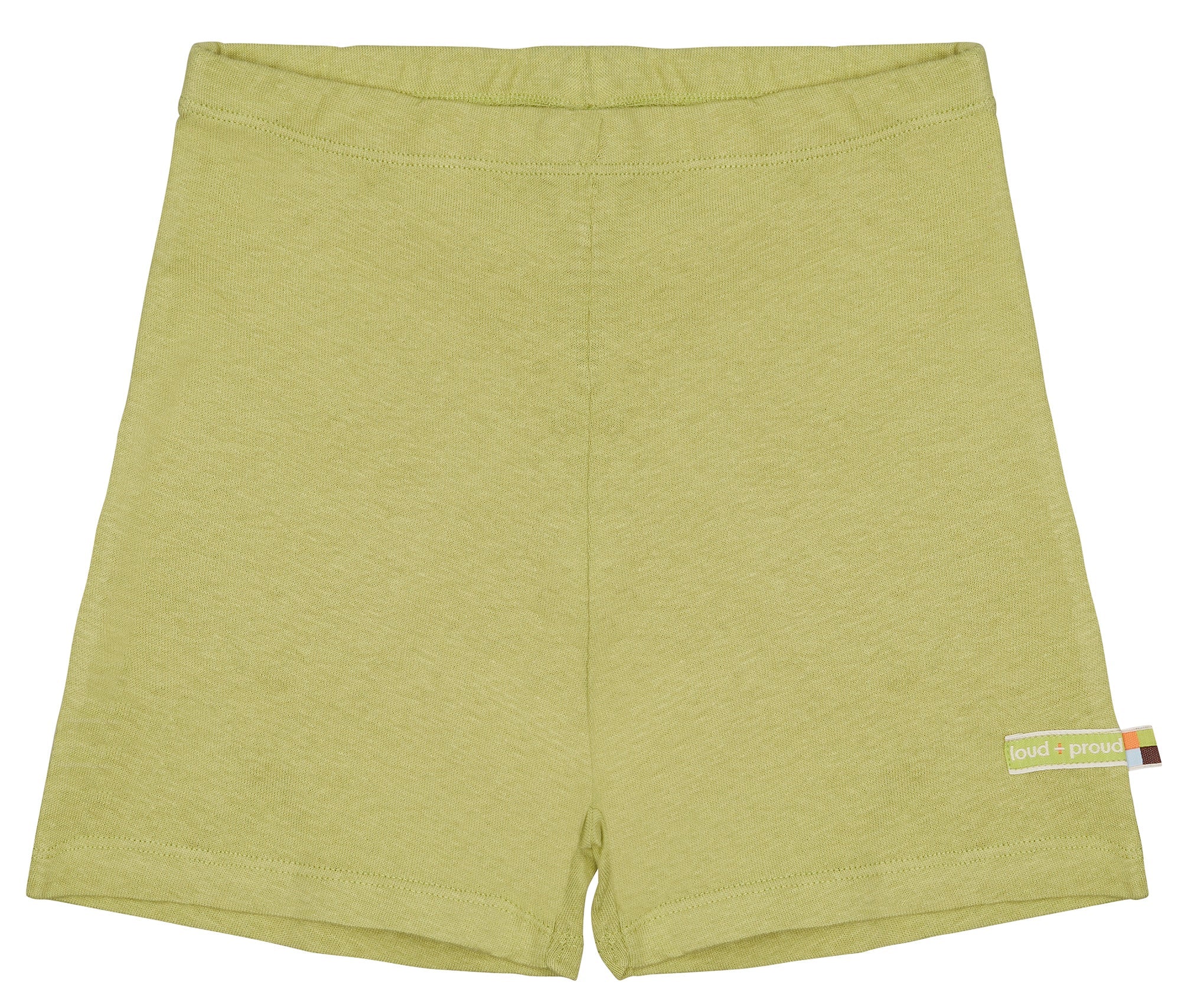 Short uni mit Leinen - loud + proud - 4173K - avo - 134/140
