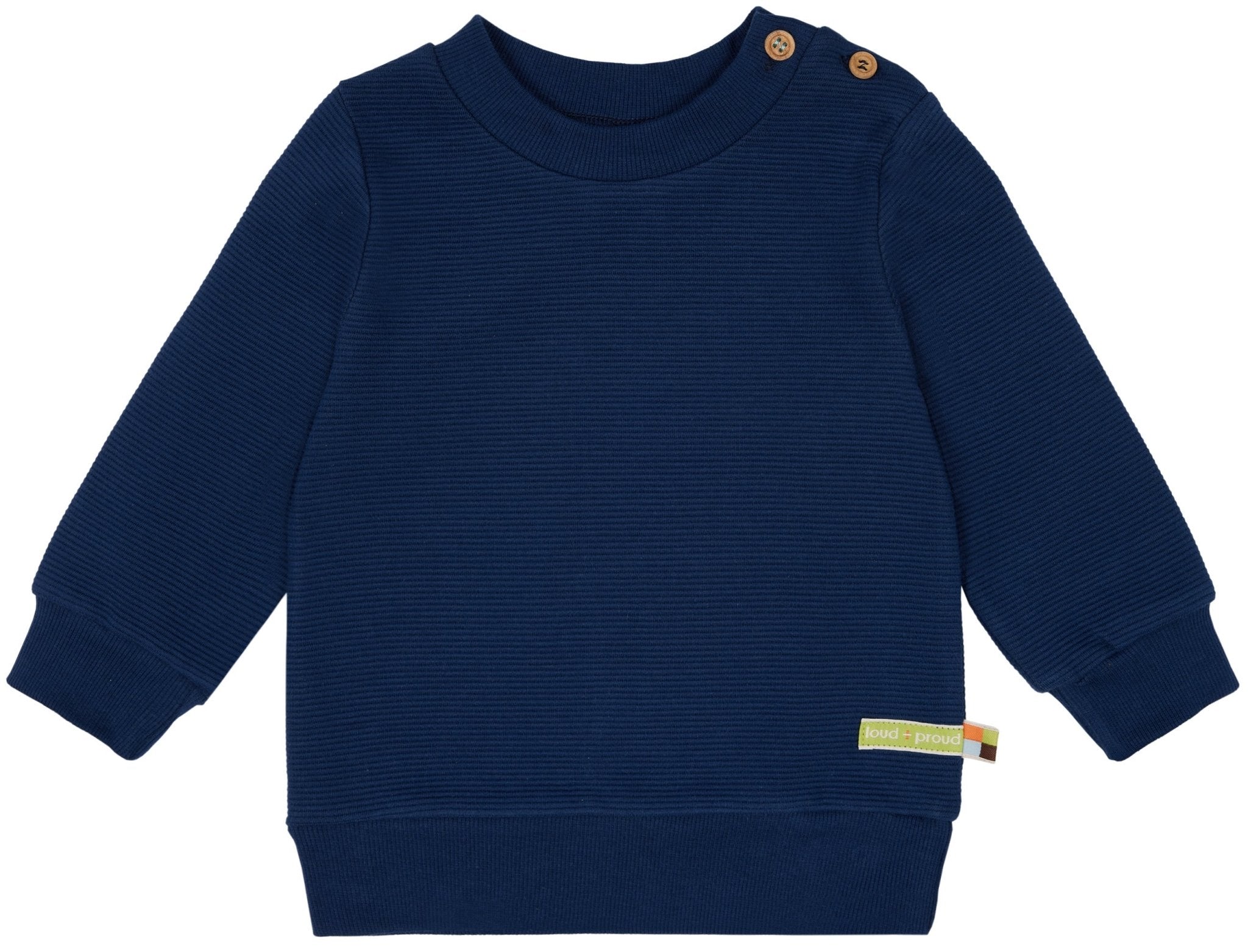 Sweat Rippenstruktur - loud + proud - 1113 - ul - 62/68