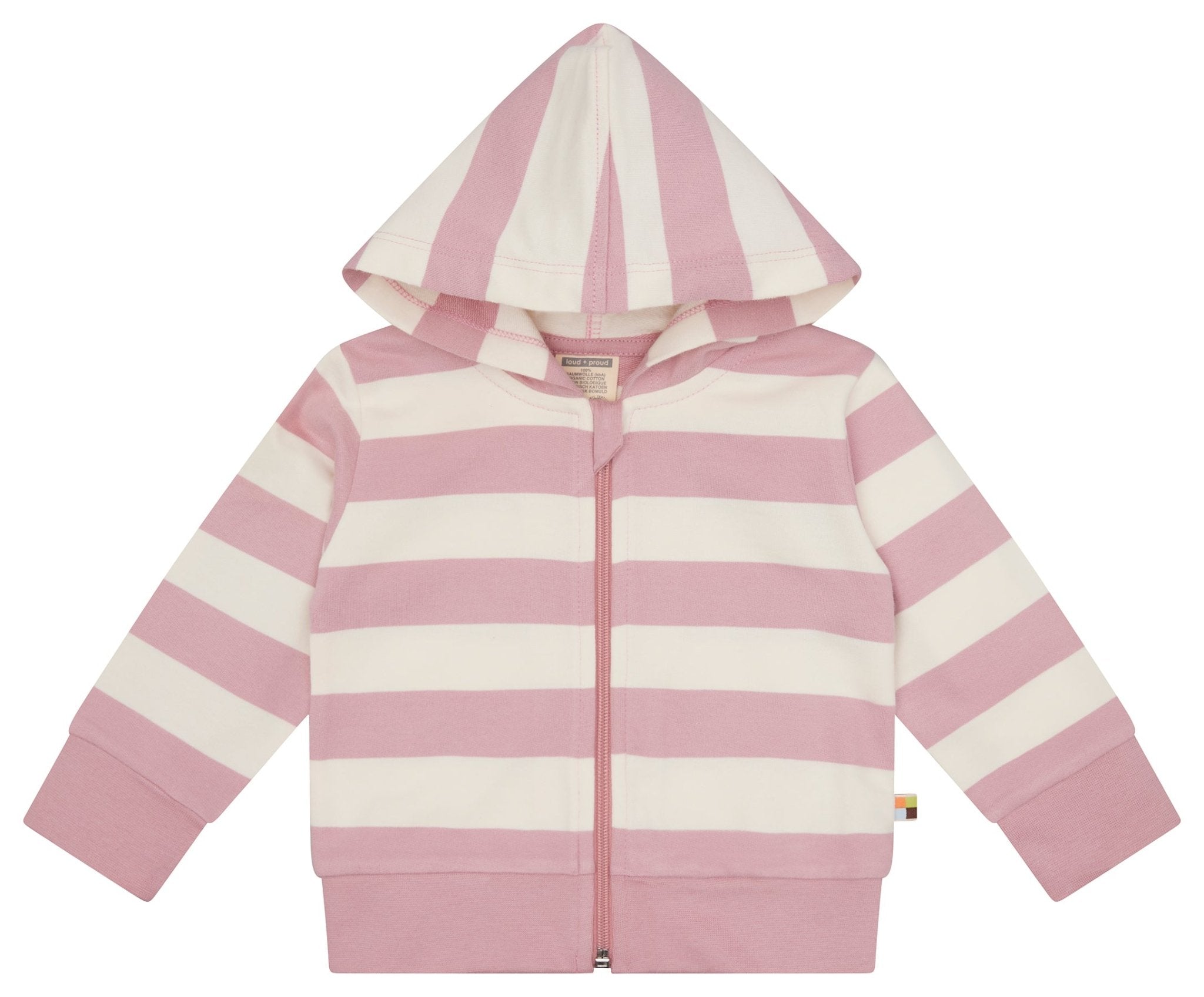 Sweatjacke mit Blockstreifen - loud + proud - 3170-ast-62/68