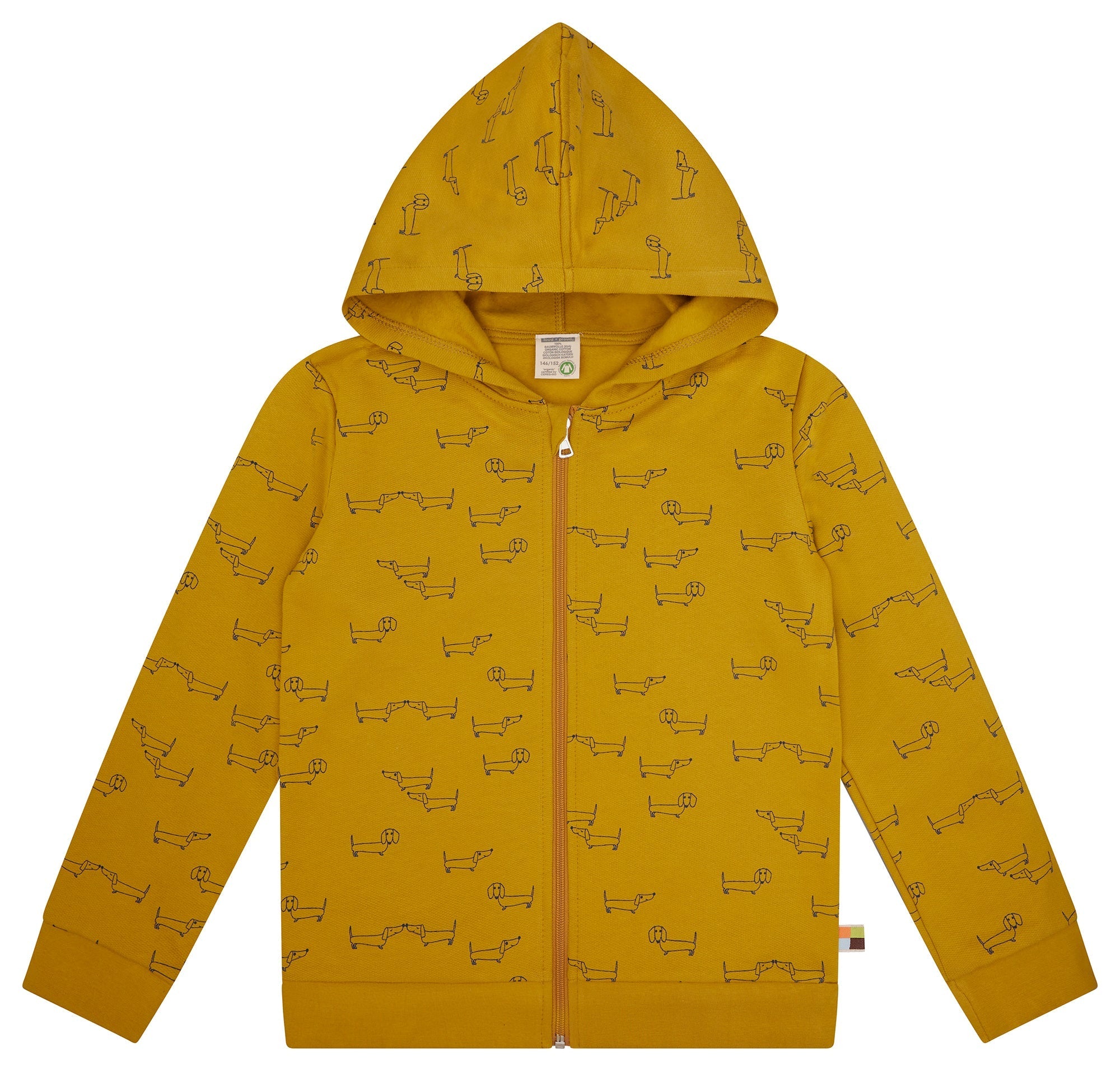 Sweatjacke mit Kapuze - loud + proud - 3162K - cur - 134/140