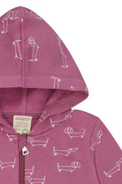 Sweatjacke mit Kapuze - loud + proud - 3162 - grp - 62/68
