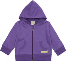 Sweatjacke mit Kapuze - loud + proud - 3134 - vio - 62/68