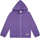Sweatjacke mit Kapuze - loud + proud - 3134K - vio - 134/140