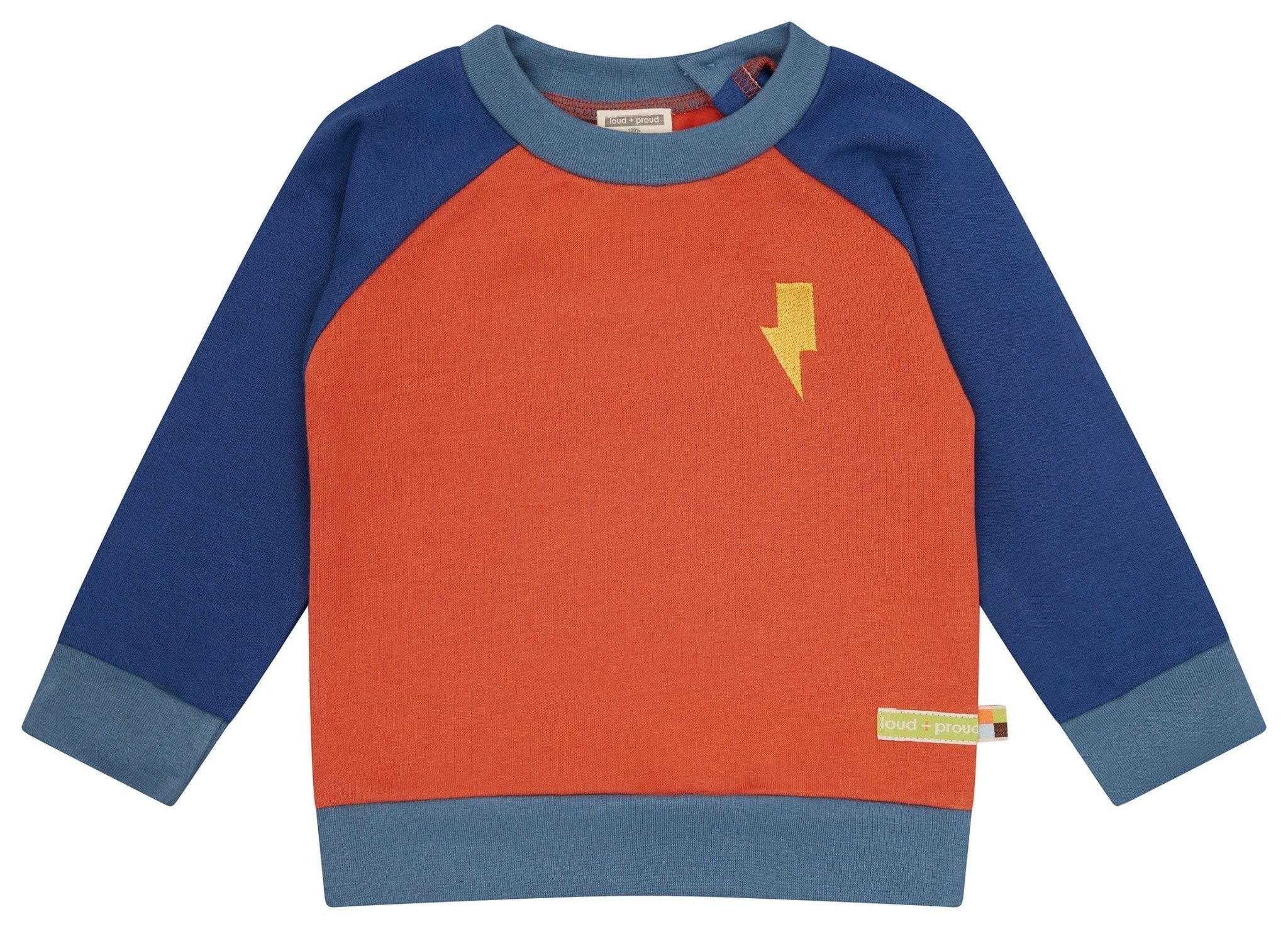 Sweatshirt Colorblock - loud + proud - 1196 - cin/ul - 62/68