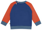 Sweatshirt Colorblock - loud + proud - 1196 - ul/cin - 62/68