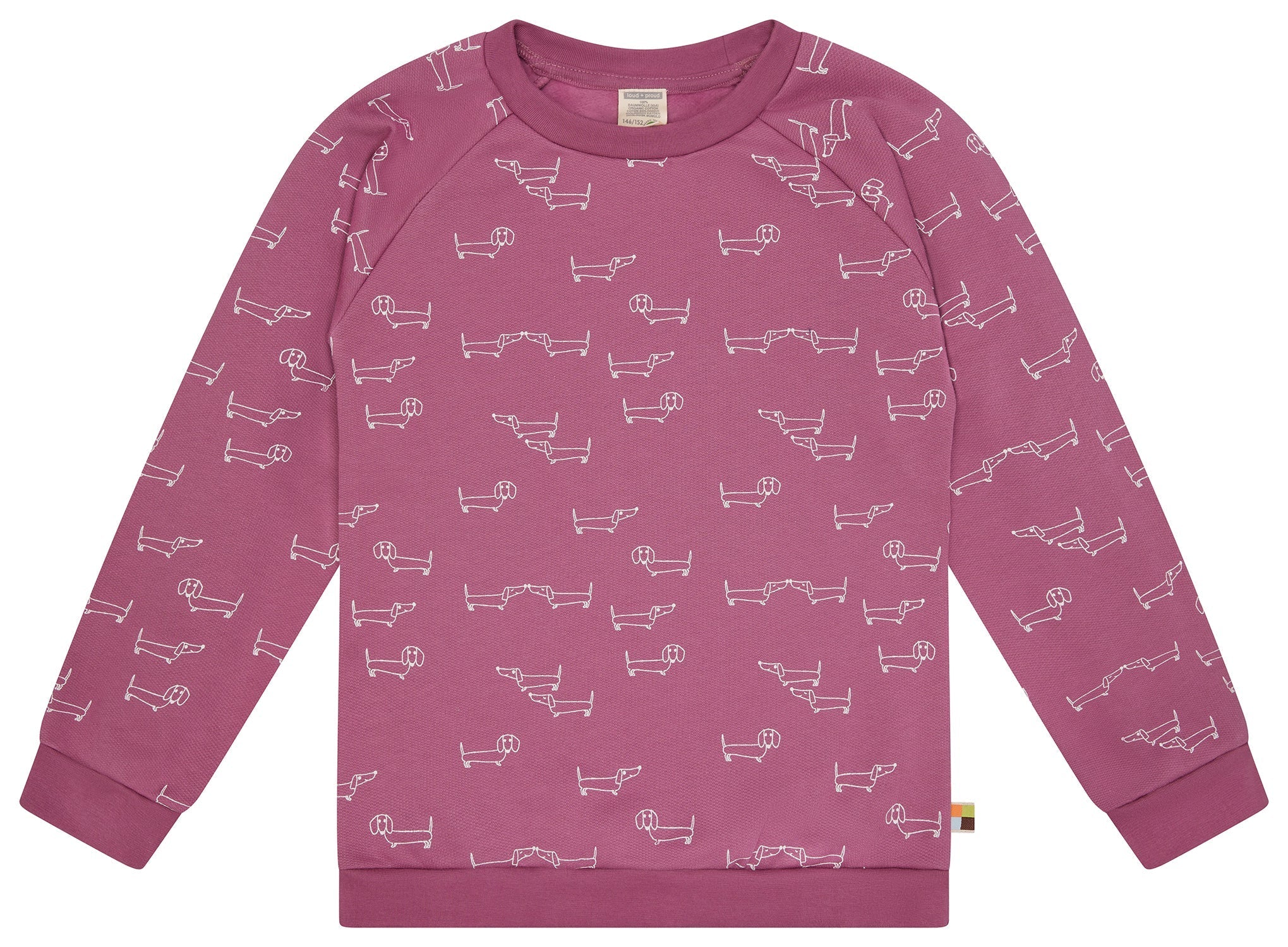 Sweatshirt mit Alloverdruck - loud + proud - 1200K - grp - 134/140