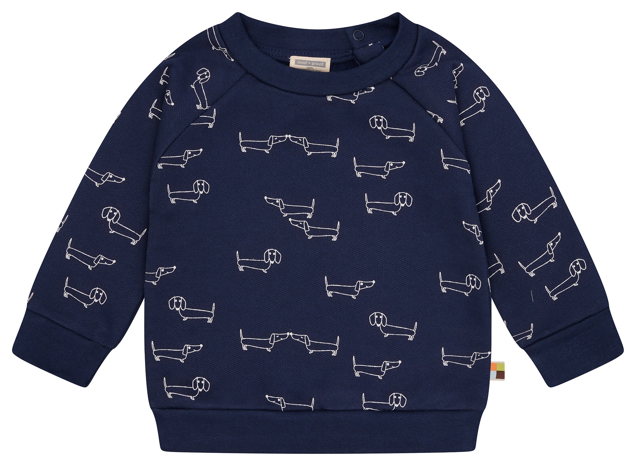 Sweatshirt mit Alloverdruck - loud + proud - 1200 - ul - 62/68