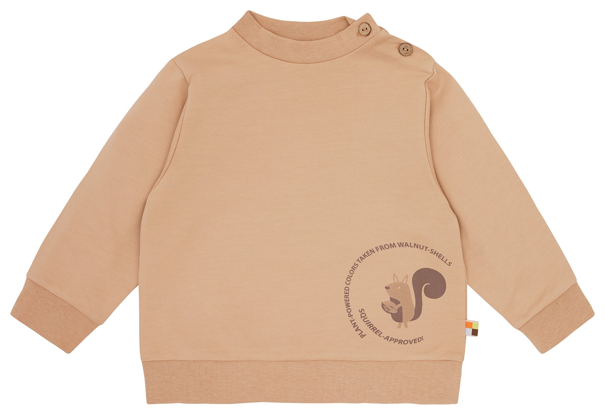Sweatshirt mit Pflanzenfarben gefärbt - loud + proud - 1195 - wal - 62/68