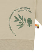 Sweatshirt mit Pflanzenfarben gefärbt - loud + proud - 1195 - oli - 62/68