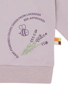 Sweatshirt mit Pflanzenfarben gefärbt - loud + proud - 1195 - lav - 62/68