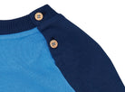 Sweatshirt mit Raglanärmeln - loud + proud - 1160 - azu/ul - 62/68