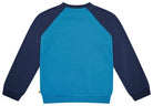 Sweatshirt mit Raglanärmeln - loud + proud - 1160K - azu/ul - 134/140