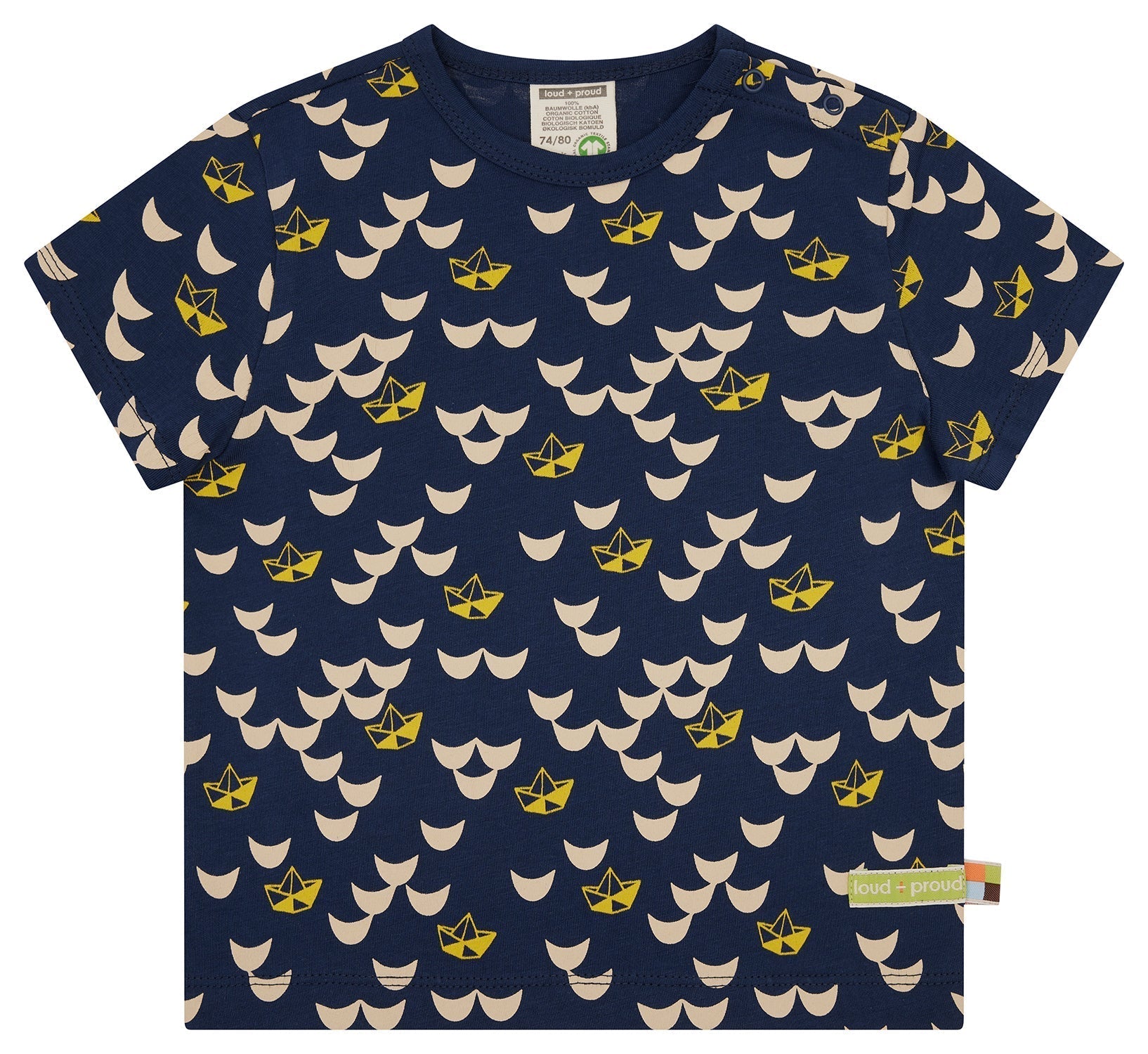 T-Shirt Druck - loud + proud - 1192 - ul - 62/68