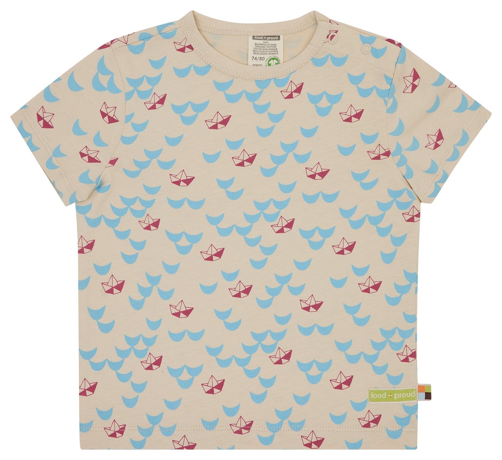 T-Shirt Druck - loud + proud - 1192 - van - 62/68