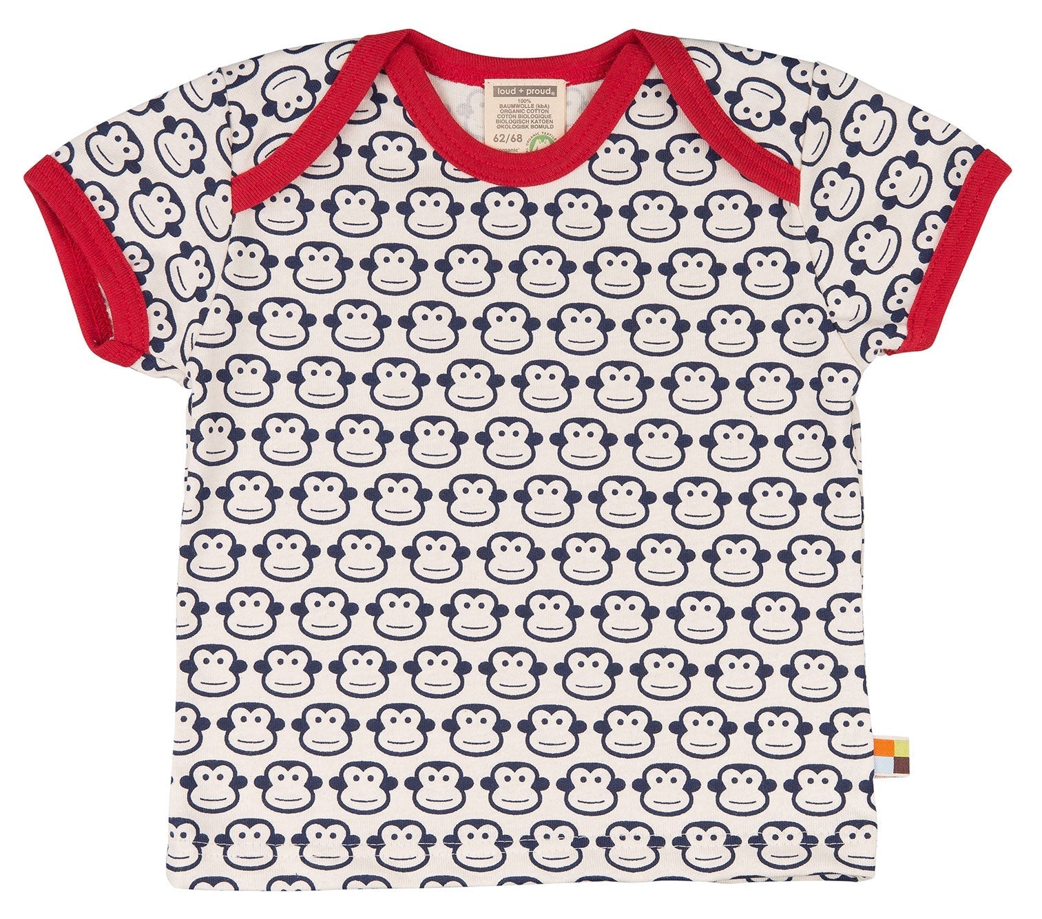  - T-Shirt, Druck - loud + proud - 285-ny-62/68