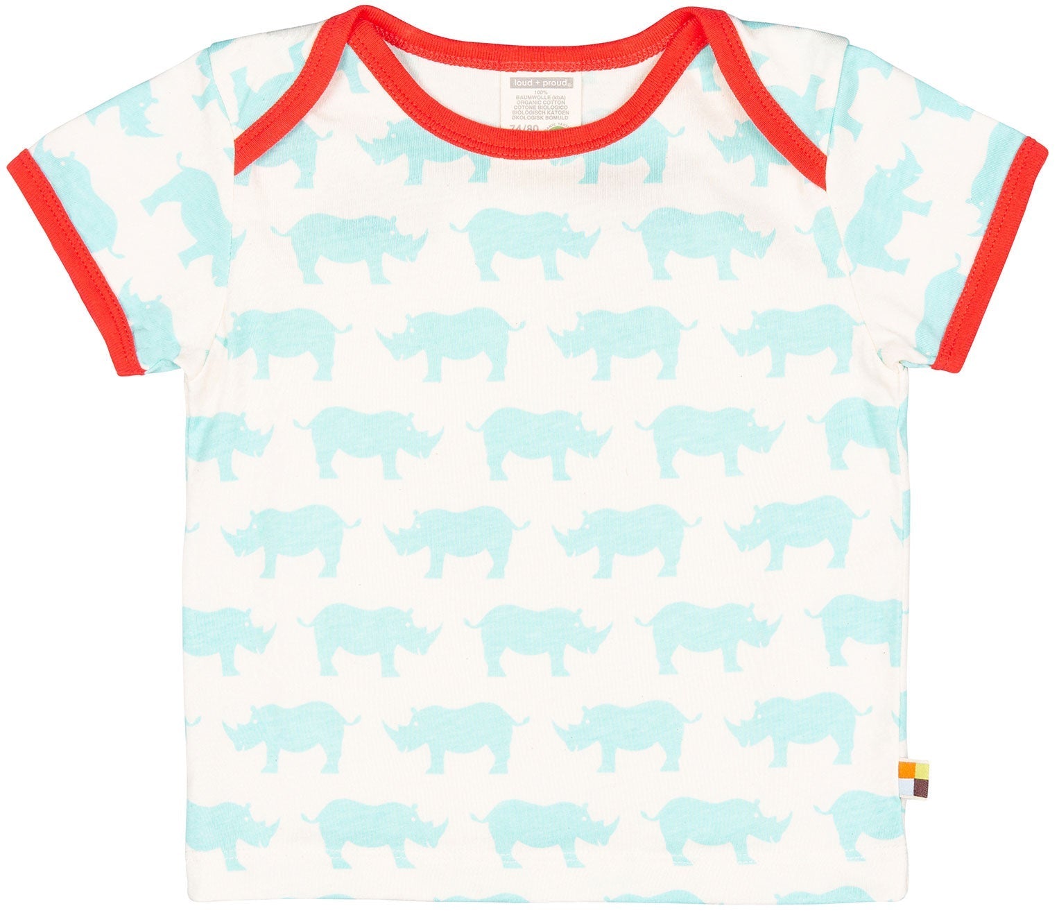  - T-Shirt, Druck - loud + proud - 1024-cl-62/68