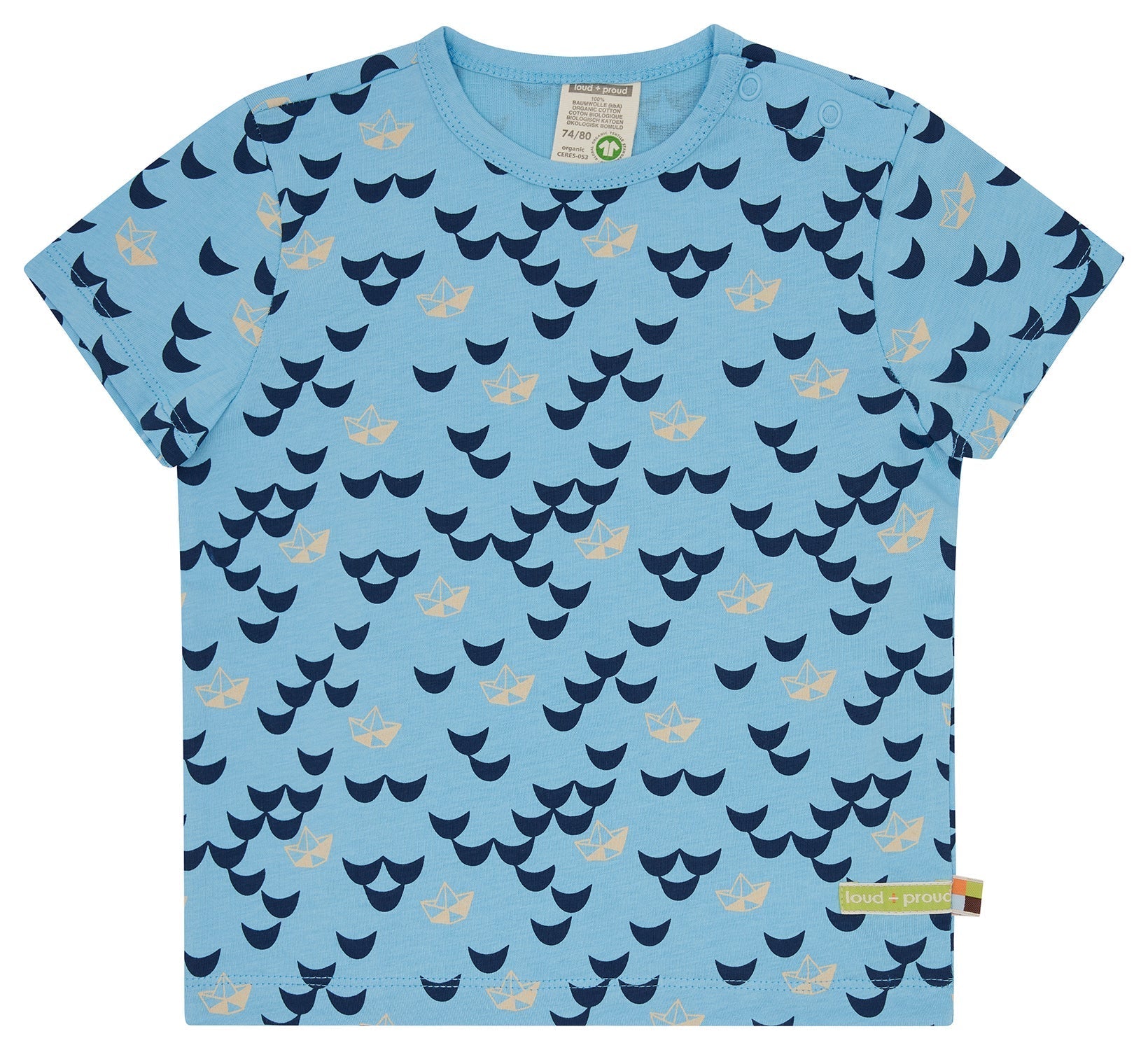 T-Shirt Druck - loud + proud - 1192 - air - 62/68