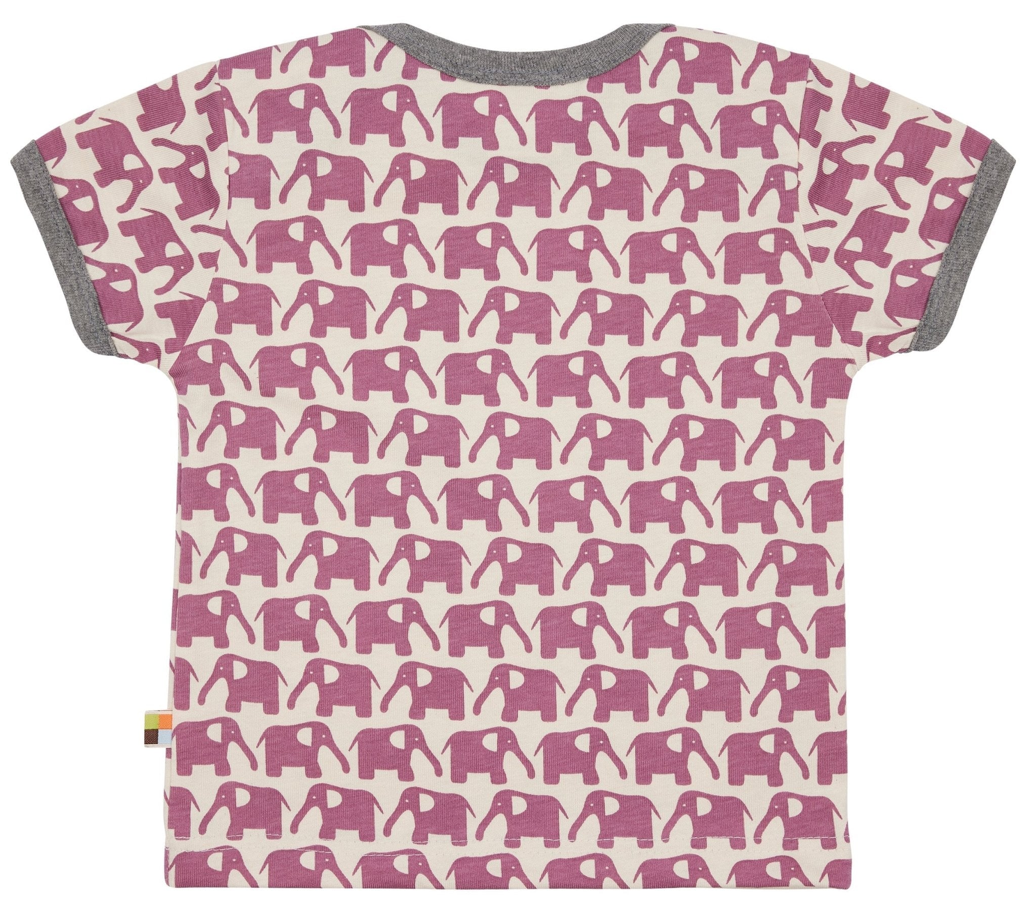 T-Shirt mit Druck Elefanten - loud + proud - 2084 - grp - 62/68