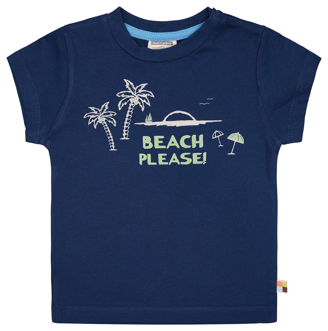 T-Shirt mit Druckmotiv - loud + proud - 1171 - ul - 62/68