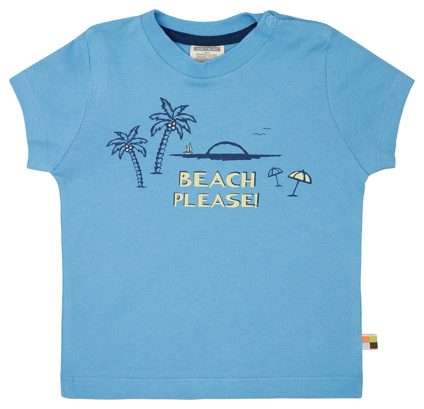 T-Shirt mit Druckmotiv - loud + proud - 1171 - bas - 62/68