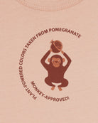 T-Shirt mit Pflanzenfarben gefärbt - loud + proud - 1194 - pom - 62/68
