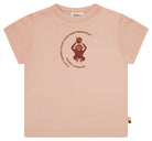 T-Shirt mit Pflanzenfarben gefärbt - loud + proud - 1194 - pom - 62/68