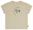 T-Shirt mit Pflanzenfarben gefärbt - loud + proud - 1194 - oli - 62/68