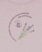 T-Shirt mit Pflanzenfarben gefärbt - loud + proud - 1194 - lav - 62/68