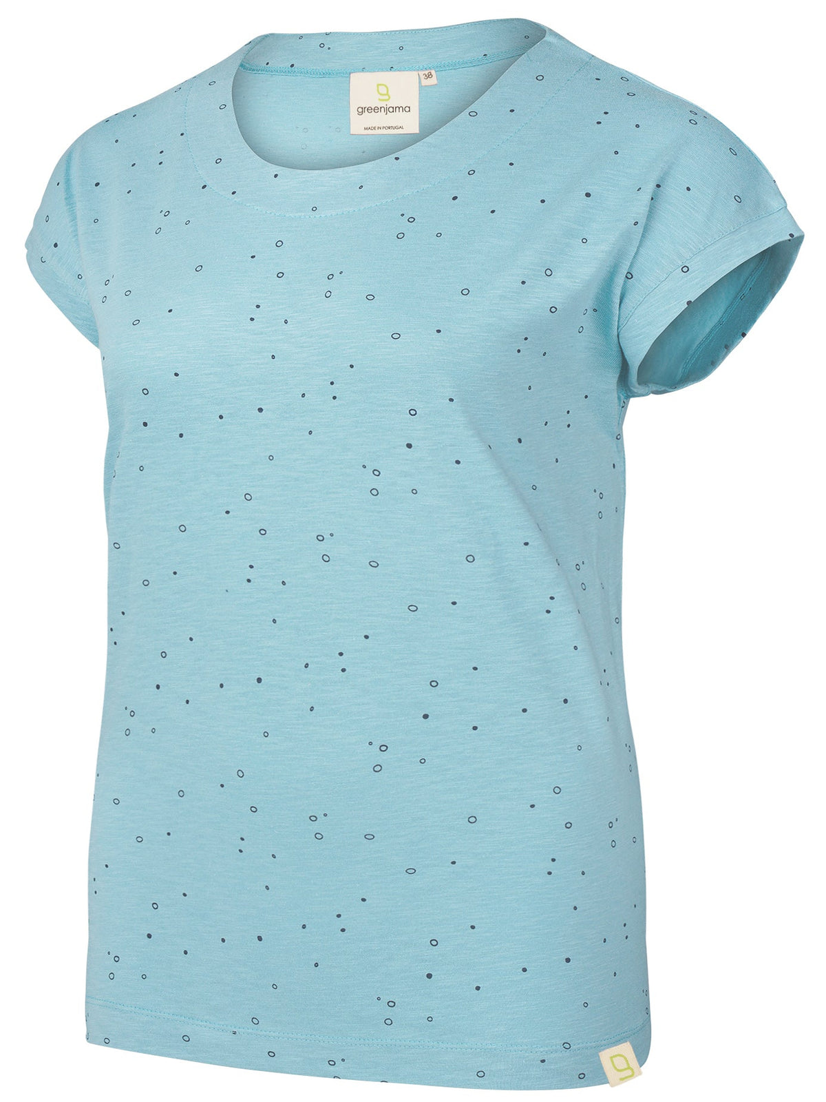 T-Shirt Slub Jersey mit Pünktchen - Druck - loud + proud - G103-lag-36