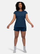 T-Shirt Slub Jersey mit Pünktchen - Druck - loud + proud - G103-ul-36
