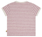 T-Shirt Streifen mit Leinen - loud + proud - 1179 - rou - 62/68