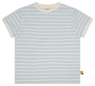 T-Shirt Streifen mit Leinen - loud + proud - 1179 - air - 62/68