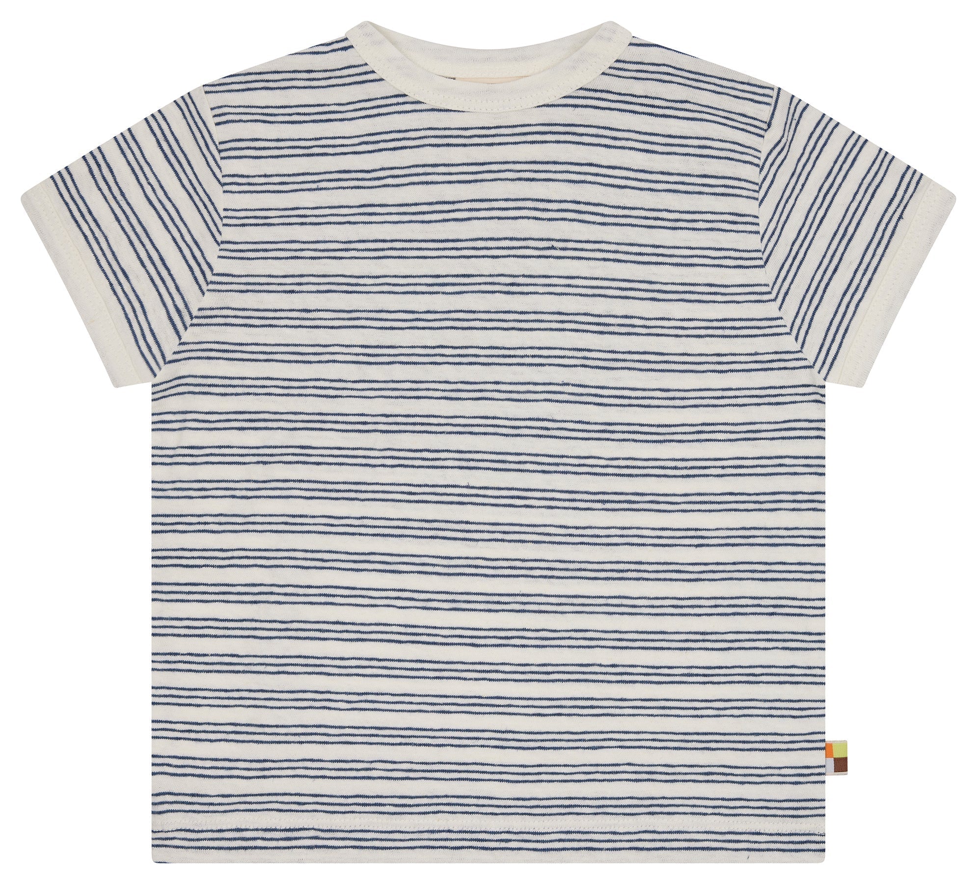 T-Shirt Streifen mit Leinen - loud + proud - 1179 - ul - 62/68